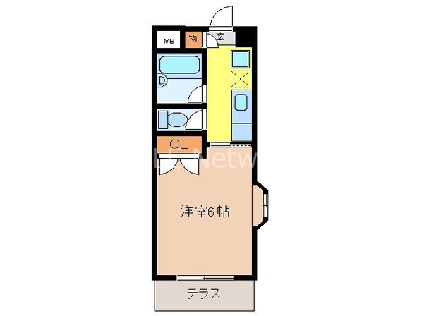 本町ハイツの物件間取画像